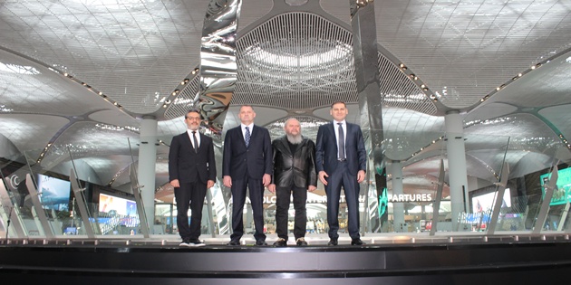 İGA İstanbul Havalimanı’nın Merkezi Dev Sanat Eseri İle Buluştu